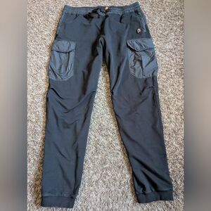 Parajumpers Black Cargo Fleece Active 31" Sweatpants Men's 3XL